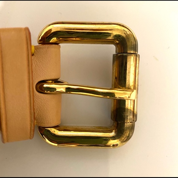 Louis Vuitton LV blue monogram de in belt - Picture 3 of 12